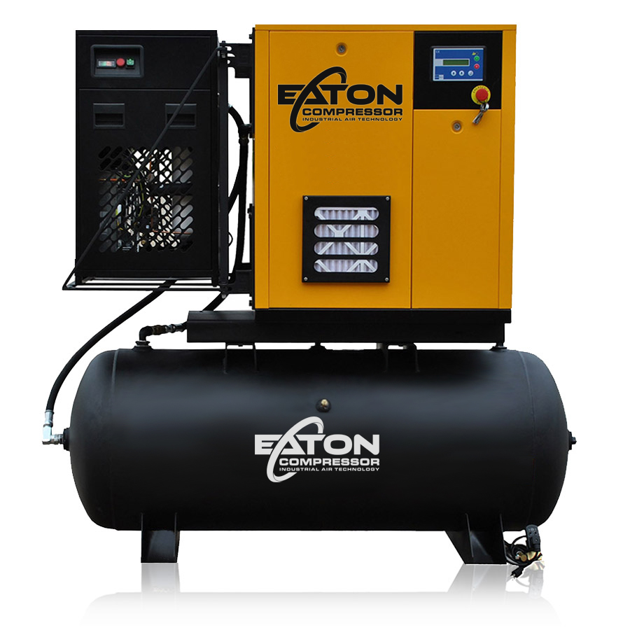 10 HP Rotary Screw Air Compressor with Dryer Package
