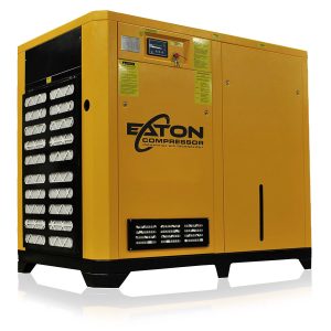 Eaton 75HP 3PH 208V 353CFM Fixed Speed Industrial Rotary Screw Compressor-Cabinet Only -100,000 HR pump life
